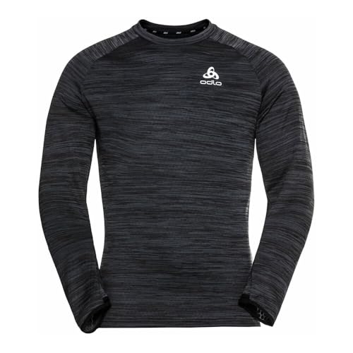 Odlo Herren Laufoberteil RUN EASY WARM, black melange, S Odlo Herren Laufoberteil RUN EASY WARM, black melange, S von Odlo