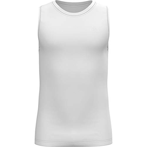 Odlo Herren ACTIVE F-DRY LIGHT Baselayer Unterhemd mit Rundhals, White, S von Odlo