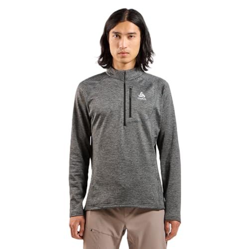 Odlo Damen Tencia_542552 Mid Layer Mit Reißverschluss, Dark Grey Melange, L EU Odlo Damen Tencia_542552 Mid Layer Mit Reißverschluss, Dark Grey Melange, L EU von Odlo