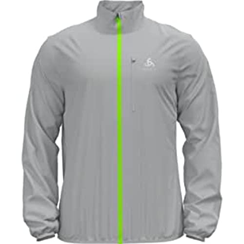 Odlo Herren Laufjacke ZEROWEIGHT, odlo silver grey - lounge lizard, S von Odlo