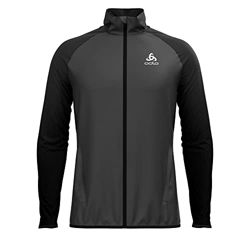 Odlo Herren ZEROWEIGHT WARM HYBRID Laufjacke, black Odlo Herren ZEROWEIGHT WARM HYBRID Laufjacke, black von Odlo