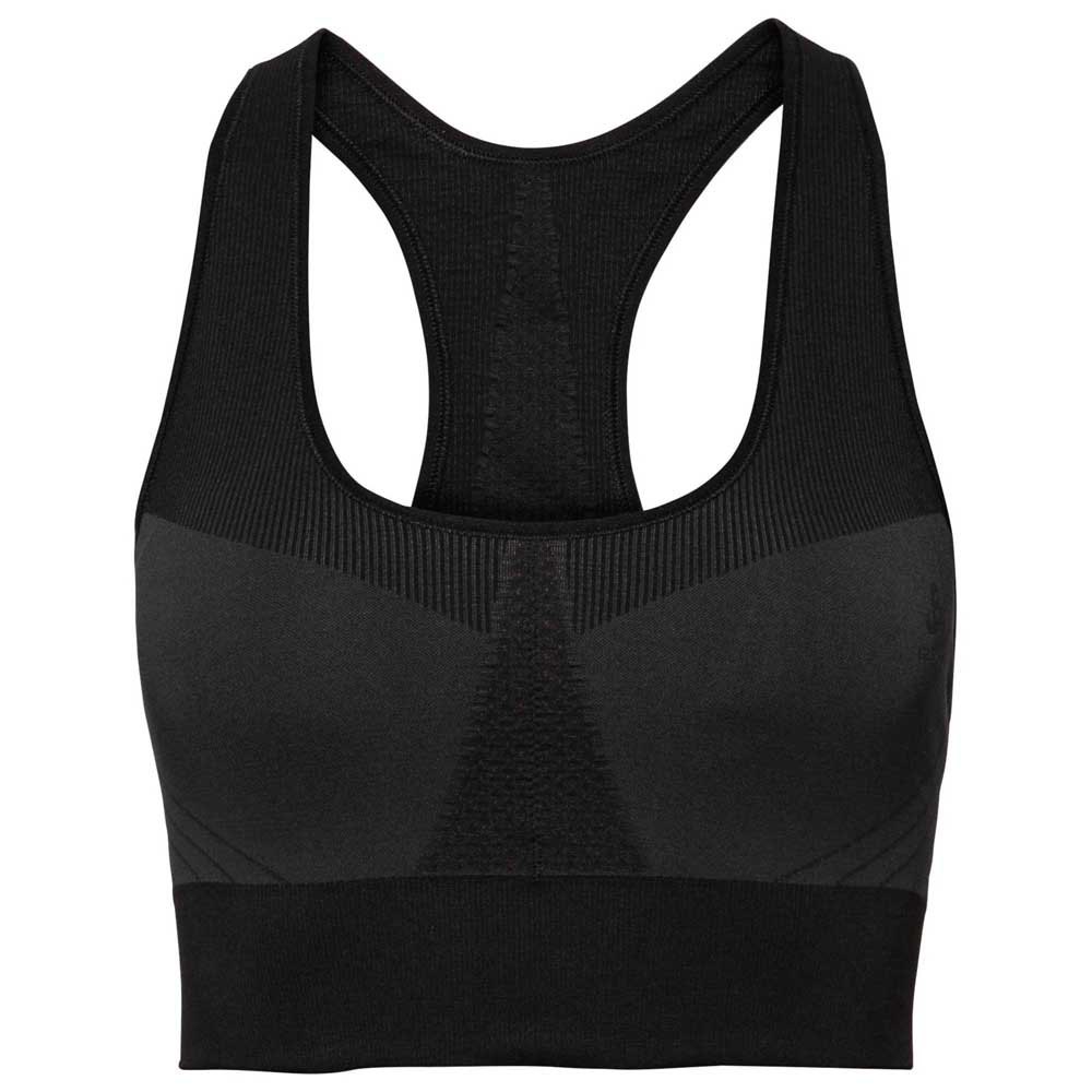 Odlo Inseamless Medium Impact Sports Bra Schwarz L Frau von Odlo