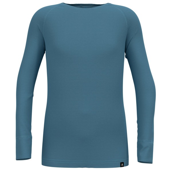 Odlo - Kid's Base Layer Top Crew Neck L/S Active Warm Eco - Kunstfaserunterwäsche Gr 128 blau von Odlo