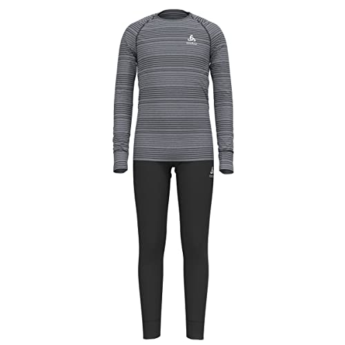 Odlo Kinder Funktionsunterwäsche Set ACTIVE WARM ECO SET, black - grey melange, 80 Odlo Kinder Funktionsunterwäsche Set ACTIVE WARM ECO SET, black - grey melange, 80 von Odlo