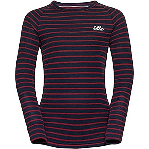 Odlo Kids Funktionsunterwäsche Langarm Shirt mit Streifen Print ACTIVE WARM ORIGINALS ECO, dark sapphire - sundried tomato, 164 Odlo Kids Funktionsunterwäsche Langarm Shirt mit Streifen Print ACTIVE WARM ORIGINALS ECO, dark sapphire - sundried tomato, 164 von Odlo
