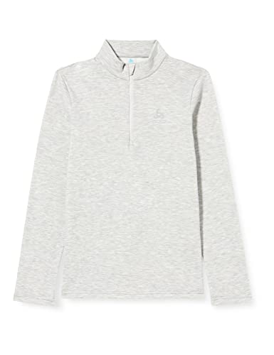 Odlo Kinder Langarm Shirt mit halben Reißverschluss BERRA, grey melange, 116 Odlo Kinder Langarm Shirt mit halben Reißverschluss BERRA, grey melange, 116 von Odlo