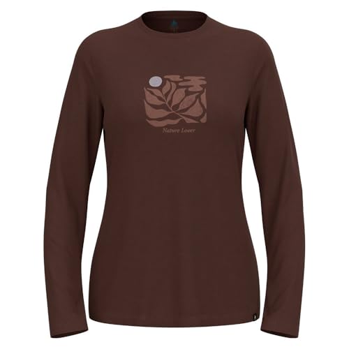 Odlo Damen Langarm Wandershirt Merino 200 Nature Lover Funktionsshirt Wandern Atmungsaktiv Shirt, Fudge, S EU Odlo Damen Langarm Wandershirt Merino 200 Nature Lover Funktionsshirt Wandern Atmungsaktiv Shirt, Fudge, S EU von Odlo