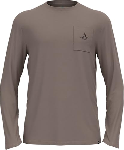 Odlo Herren Langarm Wandershirt Merino 200 Funktionsshirt Wandern Atmungsaktiv Hiking Shirt, Cinder, M EU Odlo Herren Langarm Wandershirt Merino 200 Funktionsshirt Wandern Atmungsaktiv Hiking Shirt, Cinder, M EU von Odlo