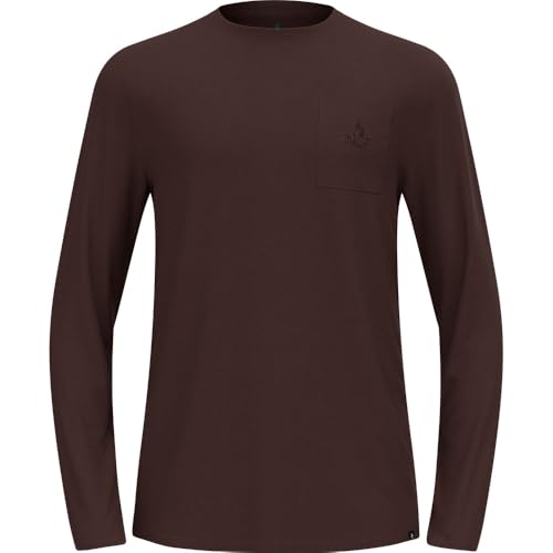 Odlo Herren Langarm Wandershirt Merino 200 Funktionsshirt Wandern Atmungsaktiv Hiking Shirt, Fudge, XL EU Odlo Herren Langarm Wandershirt Merino 200 Funktionsshirt Wandern Atmungsaktiv Hiking Shirt, Fudge, XL EU von Odlo