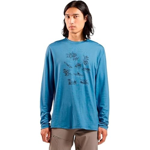 Odlo Langarm Wandershirt Herren Merino 200 Tourist I Funktionsshirt Wandern Atmungsaktiv Langarm Wanderoberteil I Herren Odlo Langarm Wandershirt Herren Merino 200 Tourist I Funktionsshirt Wandern Atmungsaktiv Langarm Wanderoberteil I Herren von Odlo