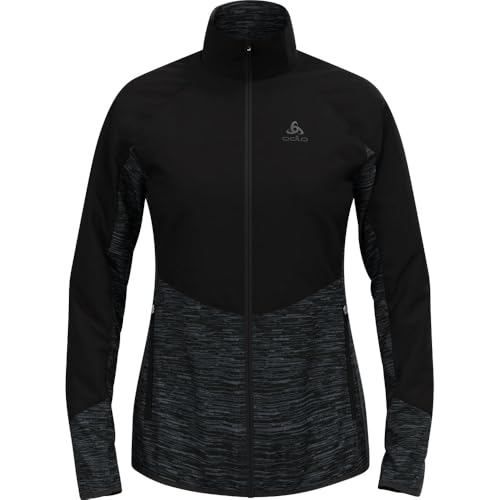 Odlo Damen Essential Insulator Hybrid I Atmungsaktiv Laufjacke, Black - Black, M EU von Odlo