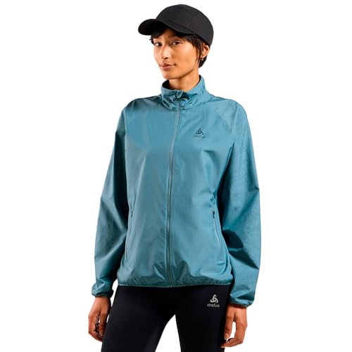 Odlo Damen Essential Light Reflective I Atmungsaktiv Laufjacke, Provincial Blue, XL EU Odlo Damen Essential Light Reflective I Atmungsaktiv Laufjacke, Provincial Blue, XL EU von Odlo