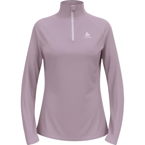 Odlo Laufshirt Damen Langarm Essential Ceramiwarm I Sport Shirt I Sport Oberteil I Midlayer I Fitness Shirt von Odlo