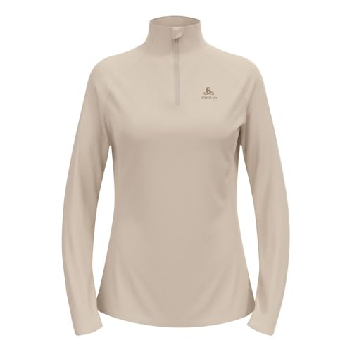 Odlo Damen Laufshirt Langarm Essential Ceramiwarm I Sport Shirt Oberteil Midlayer Fitness Fleece Jacket, Silver Cloud, M EU Odlo Damen Laufshirt Langarm Essential Ceramiwarm I Sport Shirt Oberteil Midlayer Fitness Fleece Jacket, Silver Cloud, M EU von Odlo