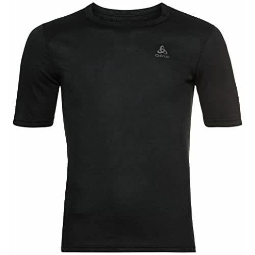 Odlo Herren Funktionsunterwäsche Kurzarm Shirt ACTIVE WARM ECO, black, M von Odlo