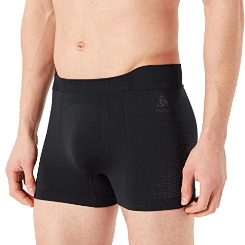 Odlo Herren Funktionsunterwäsche Boxershorts PERFORMANCE WARM ECO, black - new odlo graphite grey, XXL von Odlo