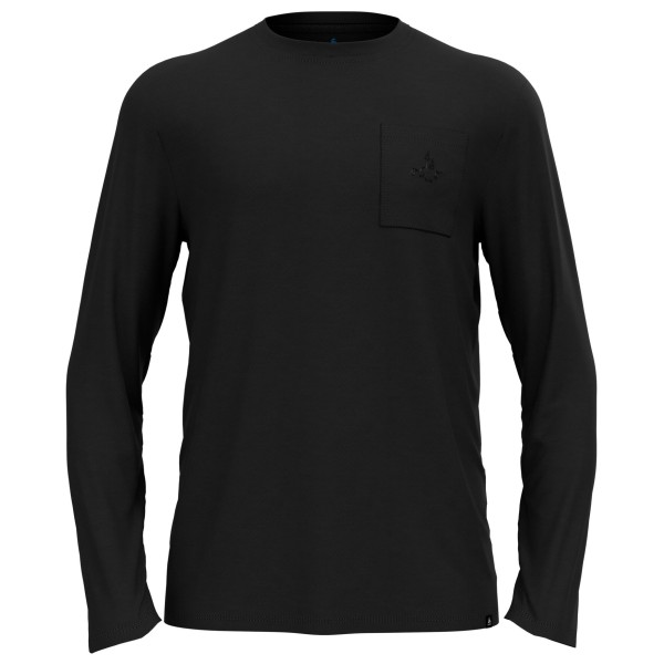 Odlo - Merino 200 Pocket T-Shirt Crew Neck L/S - Merinoshirt Gr XXL schwarz von Odlo