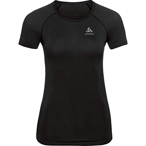 Odlo Damen PERFORMANCE X-LIGHT Baselayer T-Shirt mit Rundhals, Black, M Odlo Damen PERFORMANCE X-LIGHT Baselayer T-Shirt mit Rundhals, Black, M von Odlo
