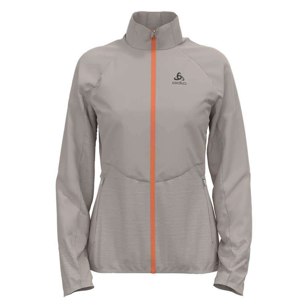 Odlo Run Easy Warm Hybrid Jacket Grau L Frau von Odlo