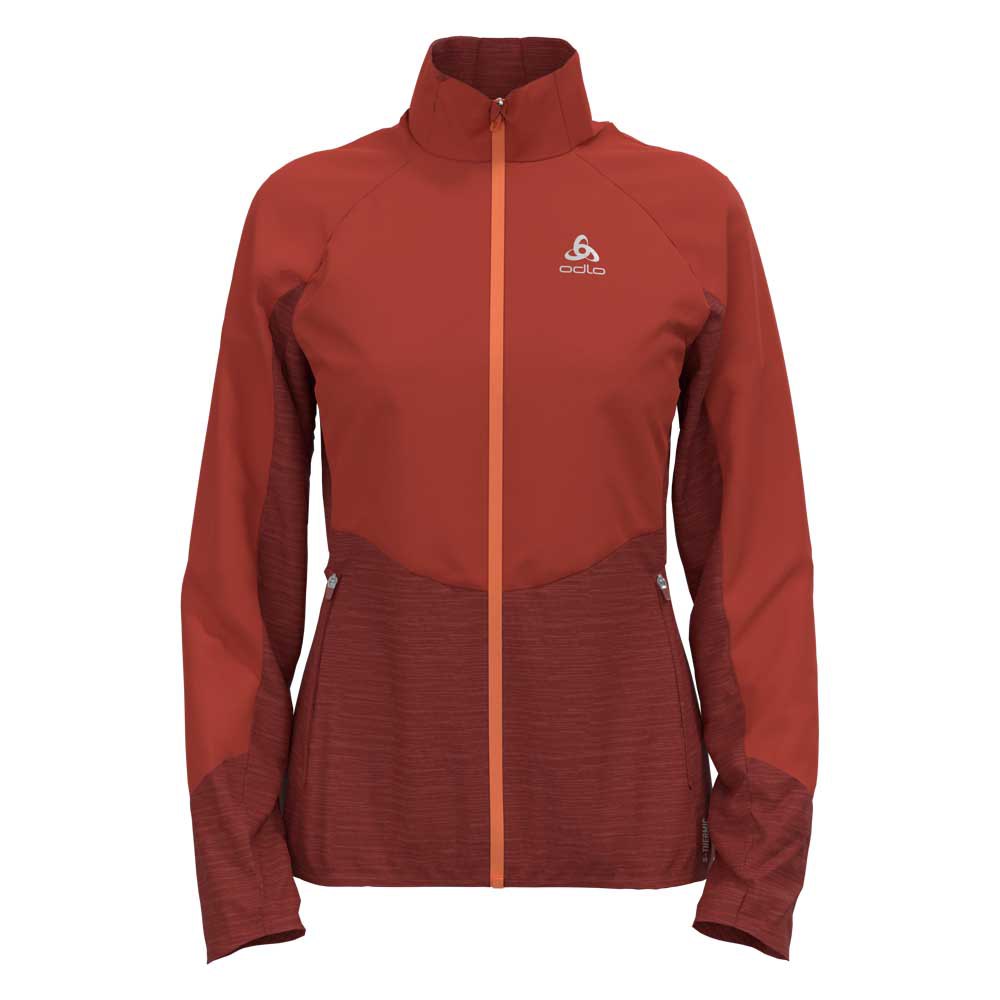 Odlo Run Easy Warm Hybrid Jacket Orange L Frau Odlo Run Easy Warm Hybrid Jacket Orange L Frau von Odlo