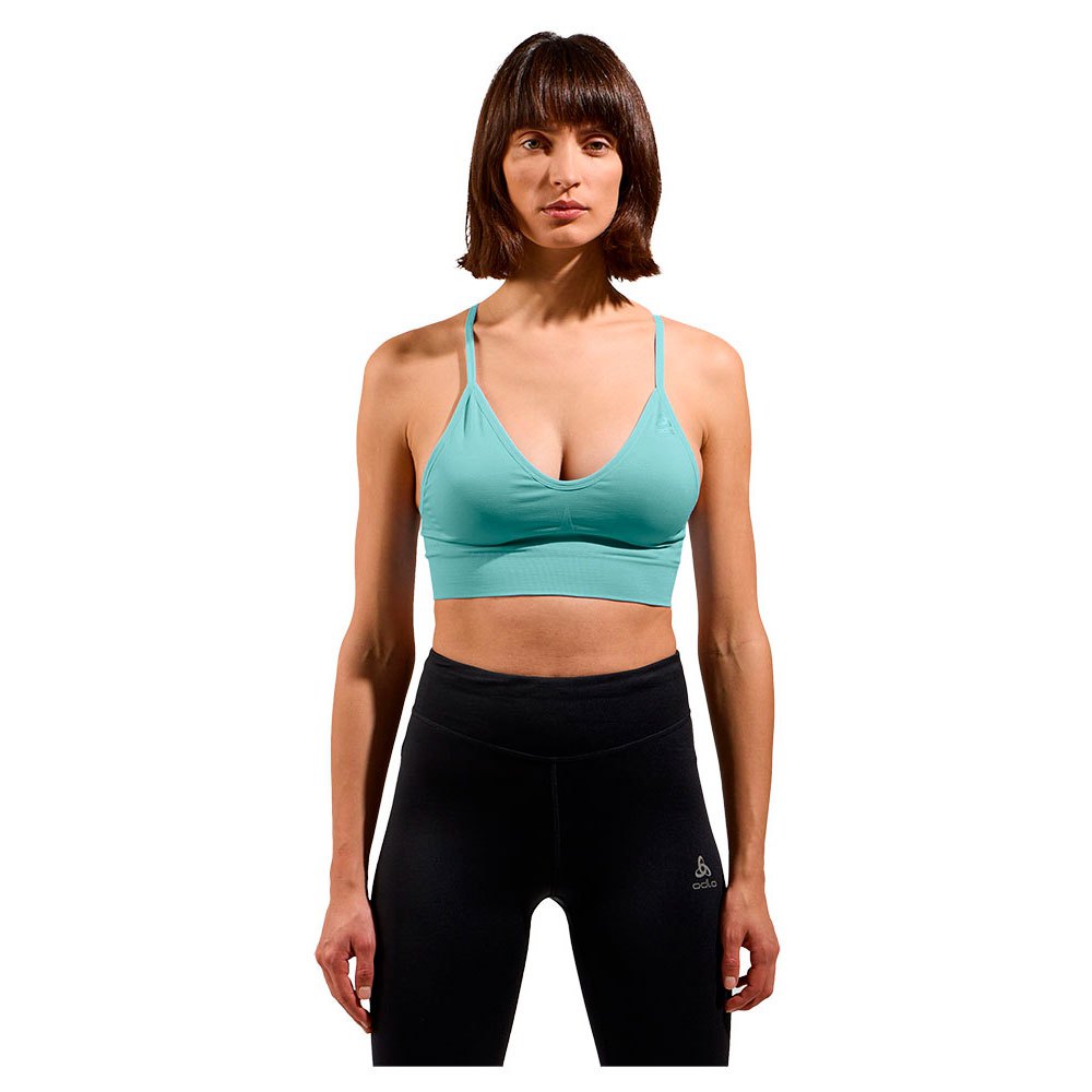 Odlo Seamless Soft 2.0 Padded Sports Bra Grün M Frau von Odlo