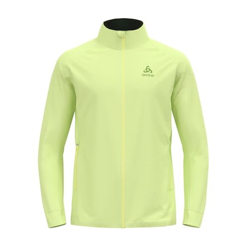 Odlo Herren Skijacke Brensholmen Skibekleidung Winterjacke Ski Jacket, Shadow Lime, L EU Odlo Herren Skijacke Brensholmen Skibekleidung Winterjacke Ski Jacket, Shadow Lime, L EU von Odlo