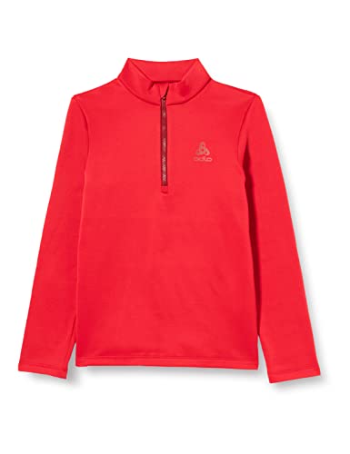 Odlo Kids Langarm Shirt mit halben Reißverschluss BERRA, chinese red, 116 von Odlo