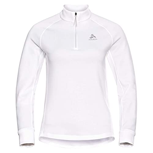 Odlo Damen Langarm Shirt mit halben Reißverschluss BERRA, white, S von Odlo