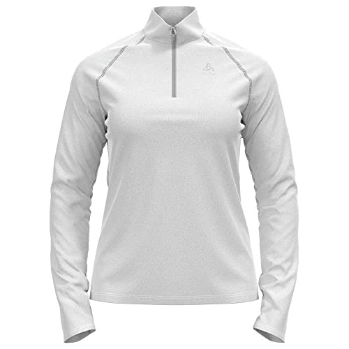 Odlo Damen Langarm Shirt mit Reißverschluss RIGI, white, S Odlo Damen Langarm Shirt mit Reißverschluss RIGI, white, S von Odlo