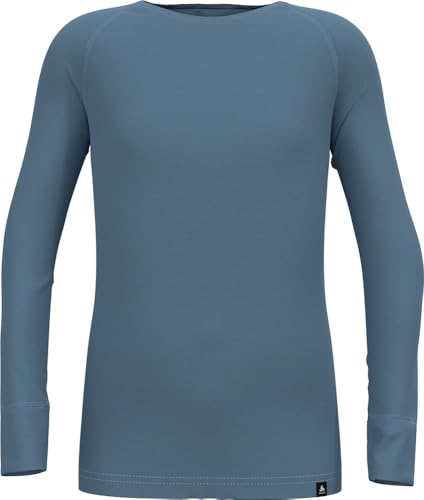 Odlo Unisex Kinder Thermounterwäsche Active Warm Sportunterwäsche Mädchen Jungen Langarm Thermoshirt Shirt, Provincial Blue, 104 EU Odlo Unisex Kinder Thermounterwäsche Active Warm Sportunterwäsche Mädchen Jungen Langarm Thermoshirt Shirt, Provincial Blue, 104 EU von Odlo