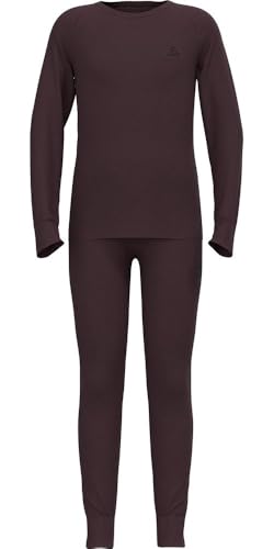 Odlo Thermounterwäsche Kinder Merino 200 I Winterleggings und langarm Thermoshirt Mädchen Jungen I Warmes Skiunterwäsche Set, Fudge Odlo Thermounterwäsche Kinder Merino 200 I Winterleggings und langarm Thermoshirt Mädchen Jungen I Warmes Skiunterwäsche Set, Fudge von Odlo