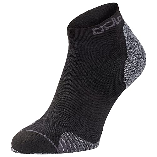 Odlo Unisex kurze Laufsocken 2 Pack CERAMICOOL RUN, black, 39-41 von Odlo