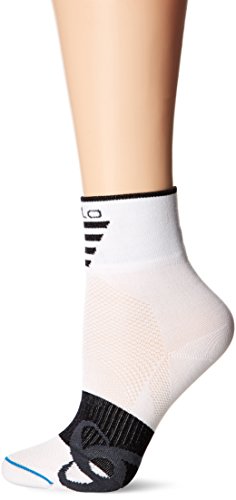 Odlo Unisex MID LIGHT Socken kurz, White - Black, 36-38 von Odlo