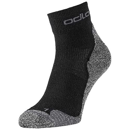 Odlo Unisex Wandersocken quarter ACTIVE WARM HIKE, black, 42-44 von Odlo