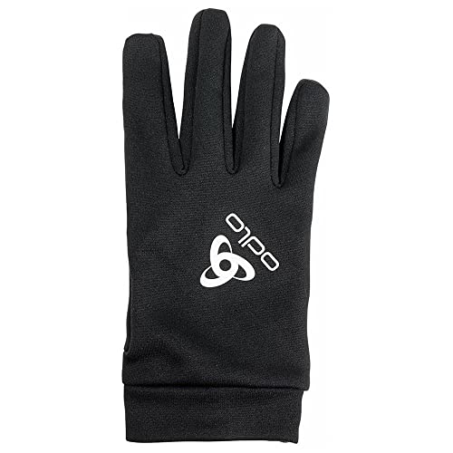 Odlo Unisex Handschuhe mit E-Tip STRETCHFLEECE LINER ECO, black, XL von Odlo