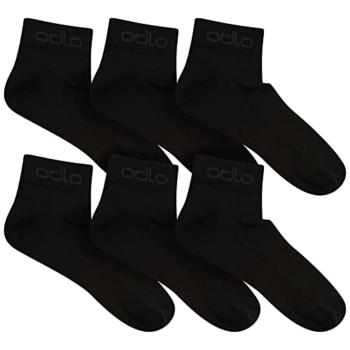 Odlo Unisex kurze Socken 3 Pack ACTIVE, black, 39-41 Odlo Unisex kurze Socken 3 Pack ACTIVE, black, 39-41 von Odlo