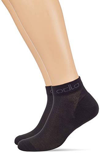 Odlo Unisex Active Kurze Socken 2 Pack, Schwarz, 41 EU Odlo Unisex Active Kurze Socken 2 Pack, Schwarz, 41 EU von Odlo