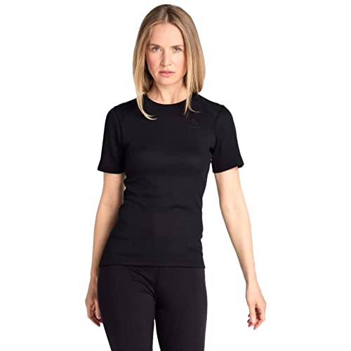 Odlo Damen Active Warm Eco_159111 Funktionsunterwäsche Kurzarm Shirt, Schwarz, L EU von Odlo