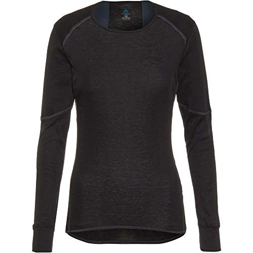Odlo Damen Funktionsunterwäsche Langarm Shirt ACTIVE X-WARM ECO, black, L von Odlo