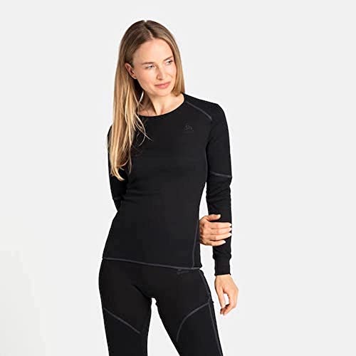 Odlo Damen Funktionsunterwäsche Langarm Shirt ACTIVE X-WARM ECO, black, M von Odlo