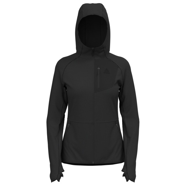 Odlo - Women's Ascent Mid Layer Hoody Full Zip - Fleecejacke Gr M schwarz von Odlo