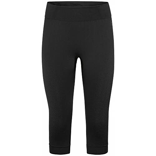 Odlo Damen Funktionsunterwäsche 3/4 Hose PERFORMANCE WARM ECO, black - new odlo graphite grey, XS von Odlo