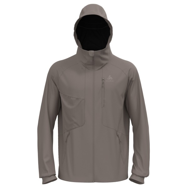 Odlo - Zeroweight Windproof X Warm Jacket - Langlaufjacke Gr M grau von Odlo