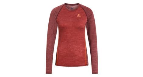 base layer women odlo performance wool 150 rot von Odlo