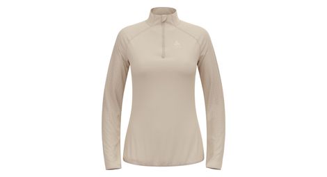 damen running pullover odlo zeroweight warm 2 0 1 2 zip beige damen running pullover odlo zeroweight warm 2 0 1 2 zip beige von Odlo