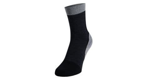 odlo performance wool mid socken schwarz grau von Odlo