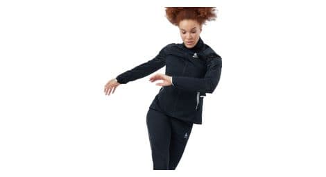 wasserabweisende jacke fur damen odlo zeroweight pro warm reflective schwarz von Odlo