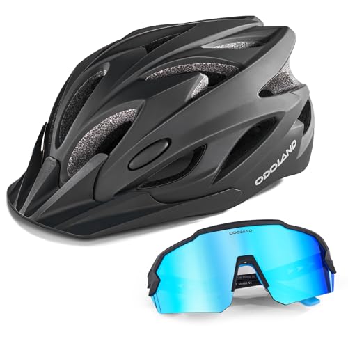 Odoland Set di Casco e Occhiali da Ciclismo Anti UV Mountain Bike e Casco MTB Con Occhiali Soliel per Ciclismo uomini Donne adulti Odoland Set di Casco e Occhiali da Ciclismo Anti UV Mountain Bike e Casco MTB Con Occhiali Soliel per Ciclismo uomini Donne adulti von Odoland