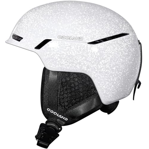 Odoland Skihelm, Glitzer Snowboardhelm für Damen und Mädchen Optimaler Schutz Größenverstellbar Belüftungssystem Snowboard zum Skifahren Odoland Skihelm, Glitzer Snowboardhelm für Damen und Mädchen Optimaler Schutz Größenverstellbar Belüftungssystem Snowboard zum Skifahren von Odoland