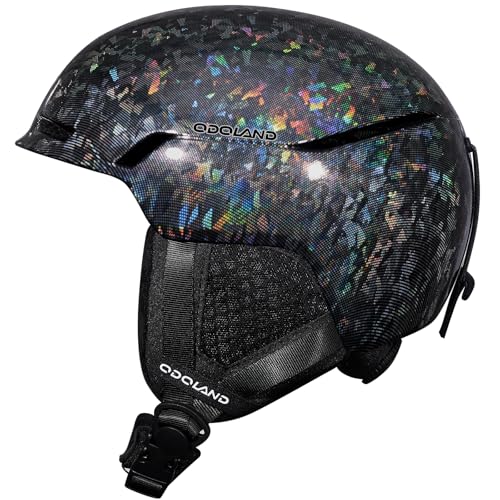 Odoland Skihelm Unisex, Cooles Schwarz Snowboardhelm für Erwachsene und Jugendliche Optimaler Schutz Größenverstellbar Belüftungssystem Snowboard zum Skifahren Odoland Skihelm Unisex, Cooles Schwarz Snowboardhelm für Erwachsene und Jugendliche Optimaler Schutz Größenverstellbar Belüftungssystem Snowboard zum Skifahren von Odoland